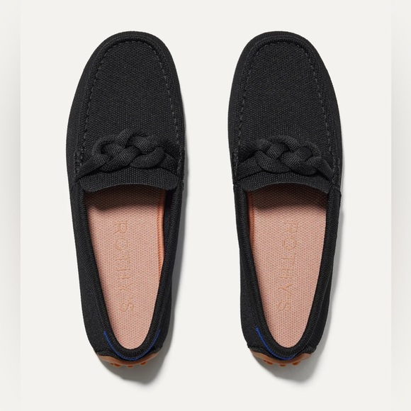 ***SOLD*** Rothy's The Braid Driver Black Loafers Womens Everyday Career Wear - Picture 3 of 11